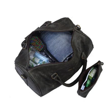 Load image into Gallery viewer, Noah- The Grunge Grey Leather Cabin Bag
