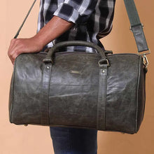 Load image into Gallery viewer, Noah- The Grunge Grey Leather Cabin Bag

